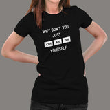 Ctrl Alt Del Yourself Women's Geek T-Shirt