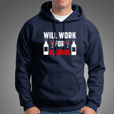 Will Work For Alcohol T-Shirt For Men