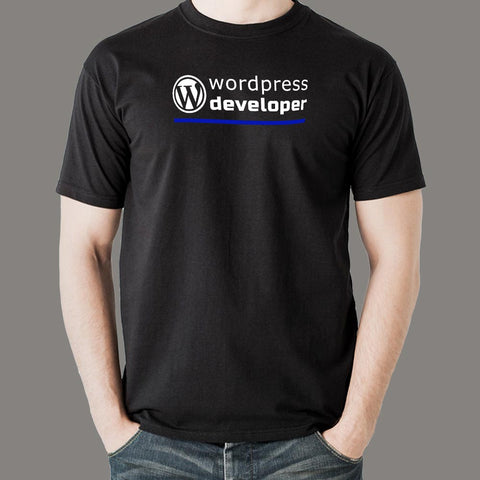 Wordpress Developer T-Shirt For Men Online India