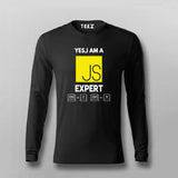 Yes,I Am Java Expert Programmer Full Sleeve T-shirt For Men Online India 