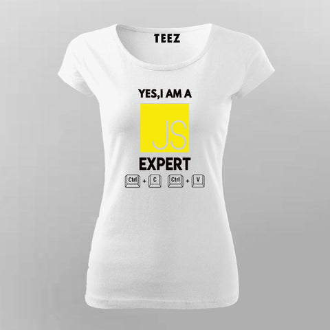 Yes,I Am Java Expert Programmer T-Shirt For Women Online India 
