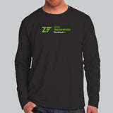 PHP Zend Framework Developer Men’s Full Sleeve T-Shirt India