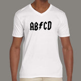 ABCD / ACDC Parody Men's v neck  T-shirt online india
