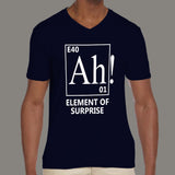 Ah! An Element Of Surprise Men's Science v neck T-shirt online india