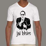 Ambedkar Jai Bhim Men's v neck T-shirt online india