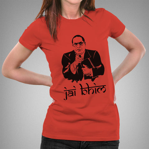 Buy Ambedkar Jai Bhim Women's T-shirt At Just Rs 349 On Sale!