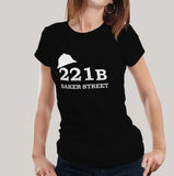 221B Baker's street sherlock holmes tshirt india