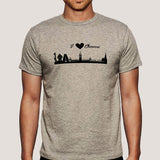 Chennai Skyline - I love Chennai Men's T-shirt