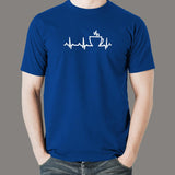 Coffee Heartbeat T-Shirt For Men