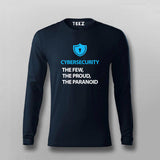 Cyber Security The Few, The Proud, The Paranoid T-shirt For Men