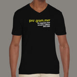 Definition of programmer Men's V Neck T-Shirt india