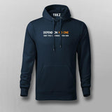 Depend On No One Only You Can Ensure You Win Hoodies For Men