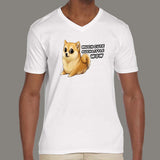 Cute Puppy Doge Meme - Men's funny animals and pets v neck T-shirt online india