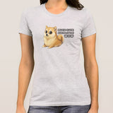 Cute Puppy Doge Meme - Women's T-shirt