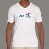 Microsoft Dot Net Framework Developer Men’s V Neck T-Shirt Online