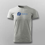 Fedora Logo T-shirt For Men Online Teez
