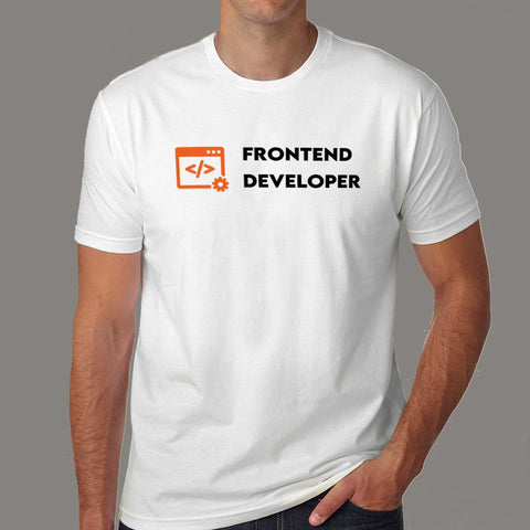 Front End Developer T-Shirt For Men Online India