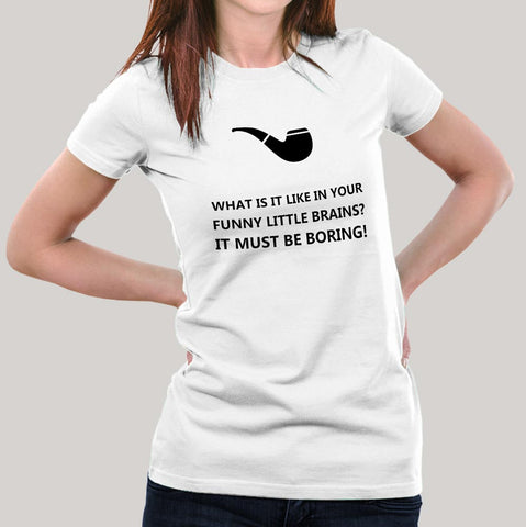 Sherlock holmes famous dialogue t-shirt india