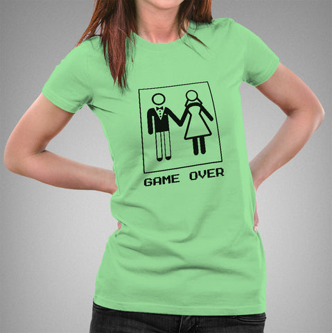 Game Over After Marriage - Women's T-shirt