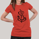 Ganesh Line Art Women's T-shirt