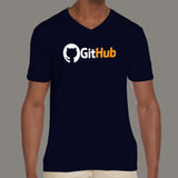 Github Men's Programming Code v neck T-shirt online india
