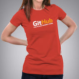 Github - The place where I Fork Women's Programming and attitude T-shirt online india