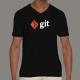 Github Logo Men's Programming v neck  T-shirt online