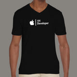 Ios Developer V Neck T-Shirt For Men Online India