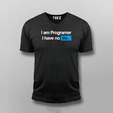 I Am Programmer I Have No Life Funny Programming T-shirt For Men