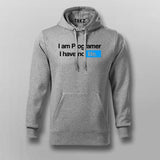 I Am Programmer I Have No Life Funny Programming Hoodies For Men Online India