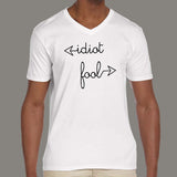 Fool / Idiot Attitude Men's attitude v neck T-shirt online india