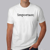important Programming Humor Men's T-Shirt - Code & Chuckle