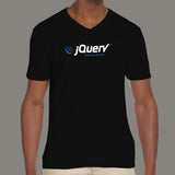 jQuery V Neck T-Shirt For Men Online
