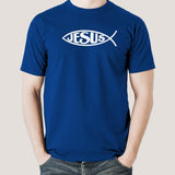 Jesus Fish Men's Christian T-shirt