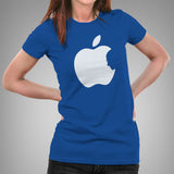 Steve Jobs in Apple Logo - Women's T-shirt