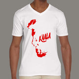 Kaala Karikalan Rajinikanth Men's tamil v neck  T-shirt online