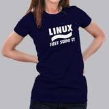 Linux Just Sudo It Programmer T-Shirt For Women