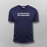 My Stomach Is Flat Funny T-shirt For Men