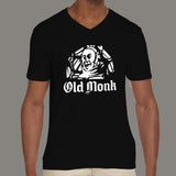 Old Monk Rum Men's attitude v neck T-shirt online india