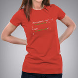 Funny Code - Order Pizza  Women's T-shirt for Programmers India
