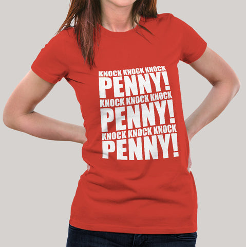 Knock Knock Knock Penny, TBBT Women's T-shirt