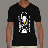 Petromax Light Comedy Tamil funny v neck t-shirt for Men online india