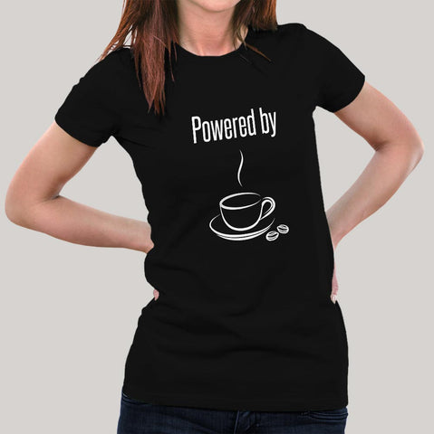 Powered By Coffee Women's T-shirt