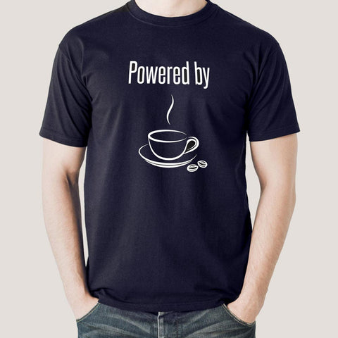 Powered By Coffee Tee - The Developer's Fuel