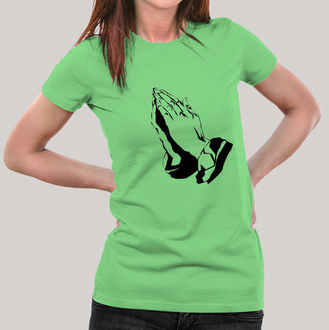 Praying Hands Women's T-shirt