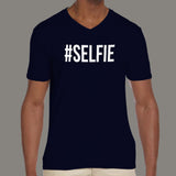 #Selfie Men's attitude v neck T-shirt online india