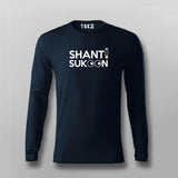 shanti Sukoon Full Sleeve T-shirt For Men Online Teez 
