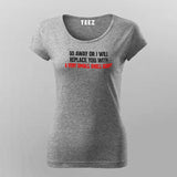 Shell Script Threat - Go Away or Be Replaced Tee