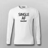 Single (And Fat) Funny T-shirt For Men