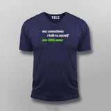 Sometimes Me to Myself Funny T-shirt For Men